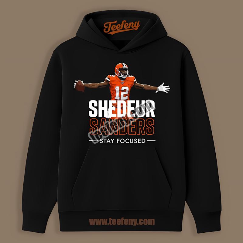 Shedeur Sanders Cleveland Browns Victory Celebration Hoodie Shedeur Sanders Cleveland Browns Victory Celebration Hoodie