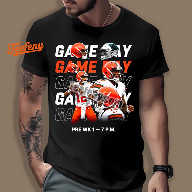 Shedeur Sanders Cleveland Browns Vs Panthers Graphic Shirt