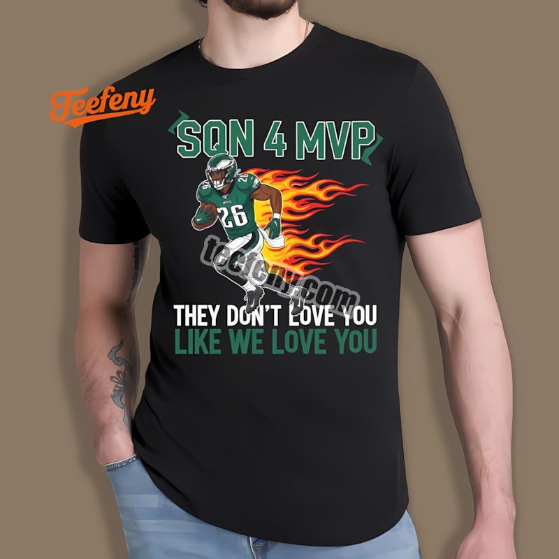 Sqn 4 Mvp Philadelphia Eagles Saquon Barkley Running Back Shirt