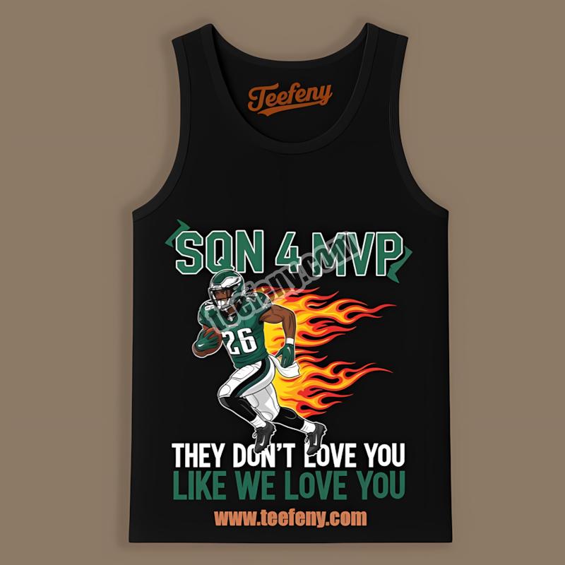 Sqn 4 Mvp Philadelphia Eagles Saquon Barkley Running Back Tanktop Sqn 4 Mvp Philadelphia Eagles Saquon Barkley Running Back Tanktop