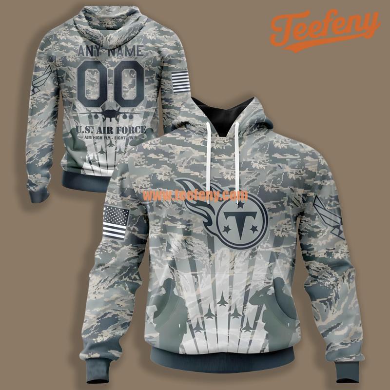 Tennessee Titans Veterans Autism Green 3D Hoodie Jacket