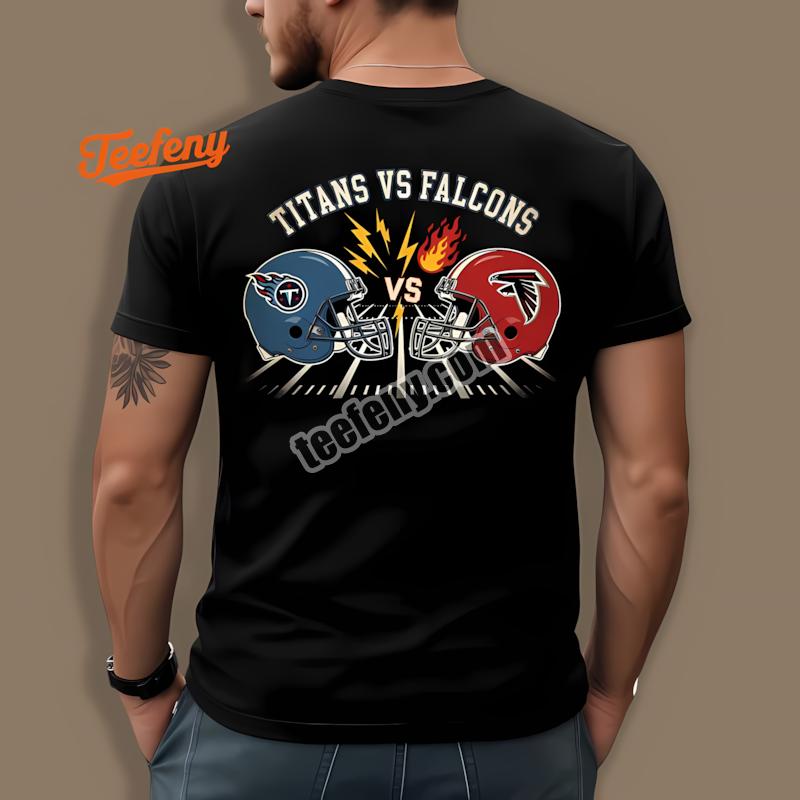 Tennessee Titans Vs Atlanta Falcons Retro Rivalry Shirt
