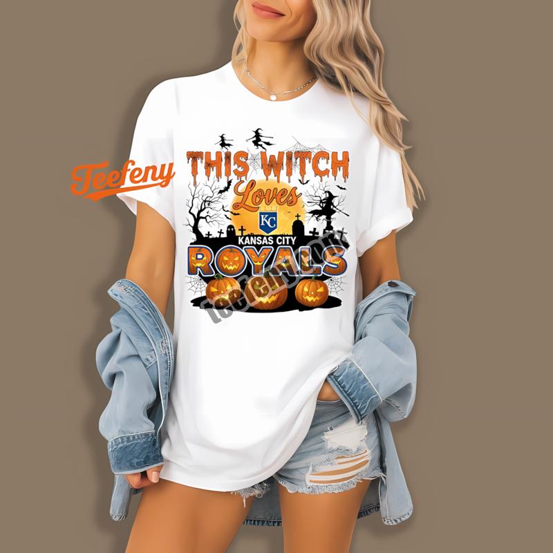 This Witch Loves Kansas City Royals Halloween Best Shirt For Men
