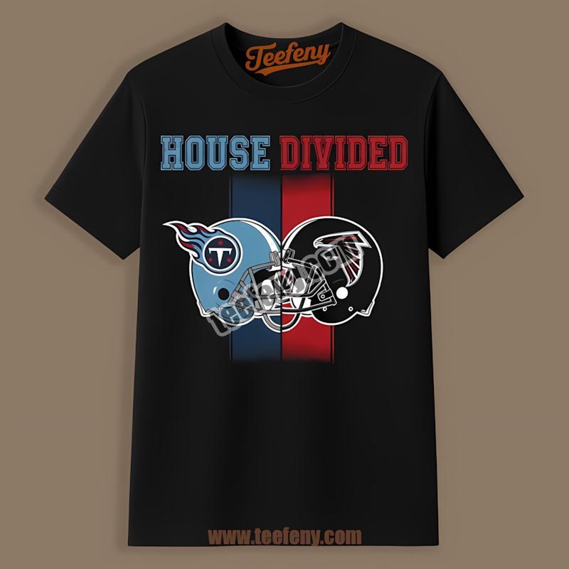 Titans Vs Falcons House Divided Graphic Shirt