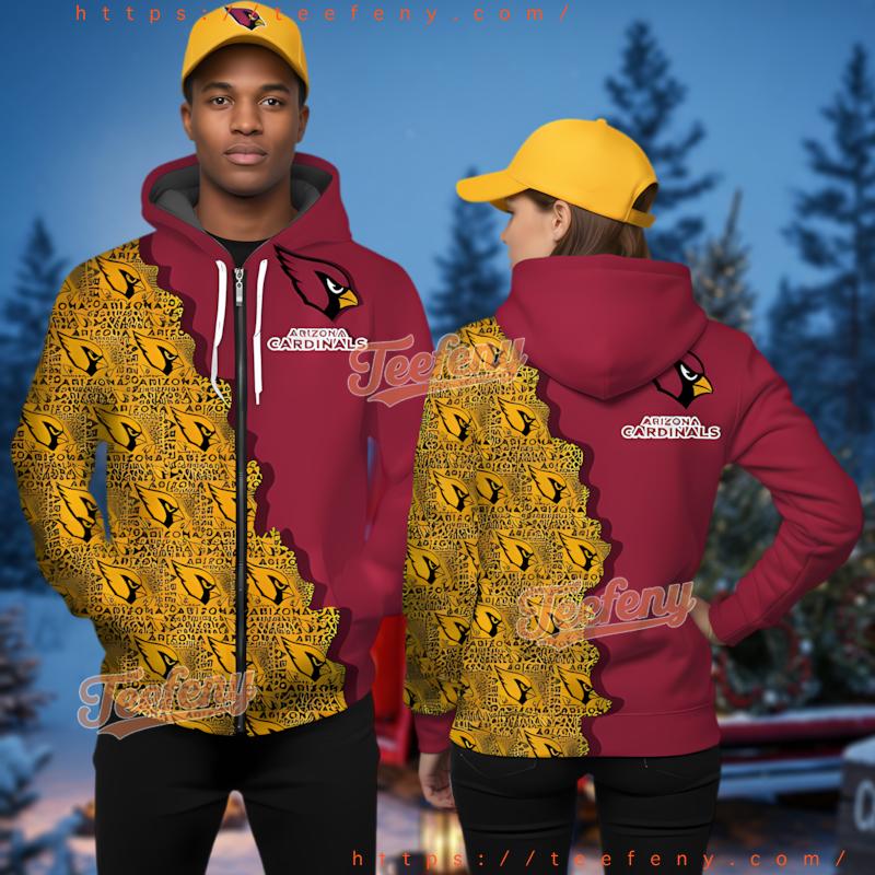 Arizona Cardinals Nfl Team 3D Hoodie Graphic Style