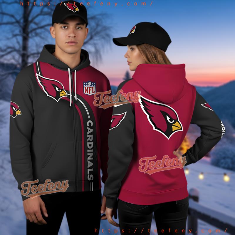 Arizona Cardinals Xmas 3D Hoodie Art Style