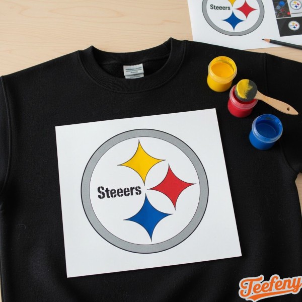 Custom Stencil Creation For Professional Steelers Logo