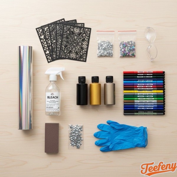 DIY Shirt Customization Tools And Materials Collection