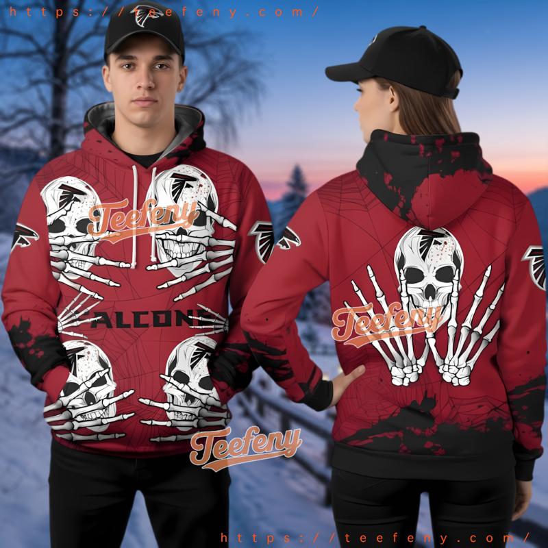 Halloween Arizona Cardinals Skeleton Hand Logo 3D Zip Hoodie Halloween Arizona Cardinals Skeleton Hand Logo 3D Zip Hoodie