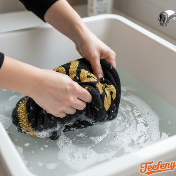 Hand Washing Instructions For Custom NFL Christmas Sweater