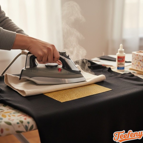 Iron On Transfer Application Technique For NFL Sweater