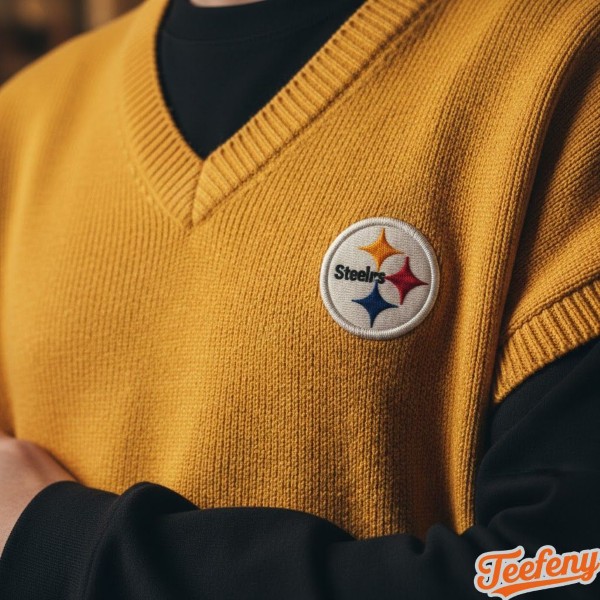Layered Steelers Outfit Close Up Detail