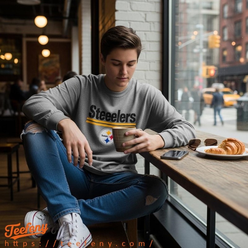 Pittsburgh Steelers Long Sleeve Styled for Everyday Wear Pittsburgh Steelers Long Sleeve Styled for Everyday Wear