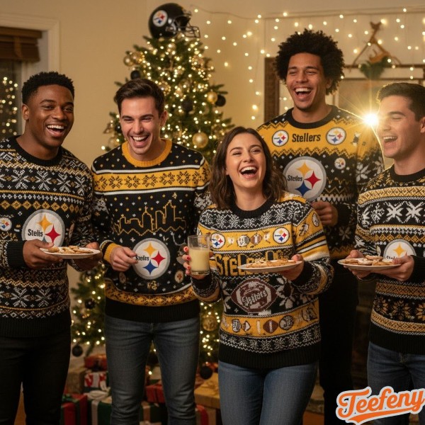 Pittsburgh Steelers Ugly Christmas Sweater Holiday Party