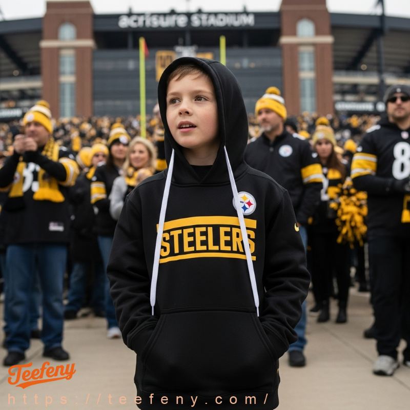 Steelers Hoodie Game Day Style by Teefeny Steelers Hoodie Game Day Style by Teefeny