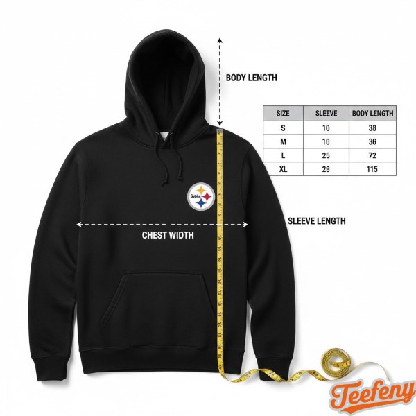 Steelers Hoodie Sizing Chart Guide