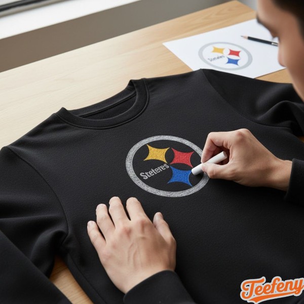 Steelers Logo Design Template For Christmas Sweater