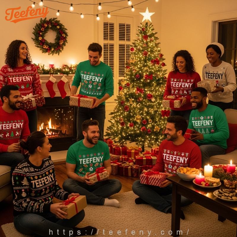 Teefeny Holiday Cheer Sports Apparel Teefeny Holiday Cheer Sports Apparel