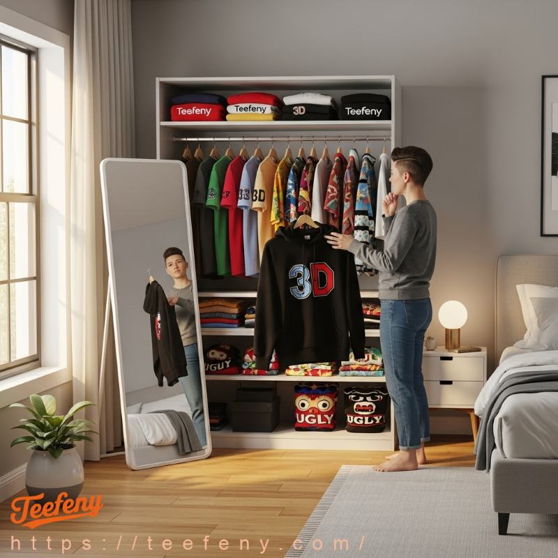 Teefeny Outfit Selection Wardrobe Display Teefeny Outfit Selection Wardrobe Display
