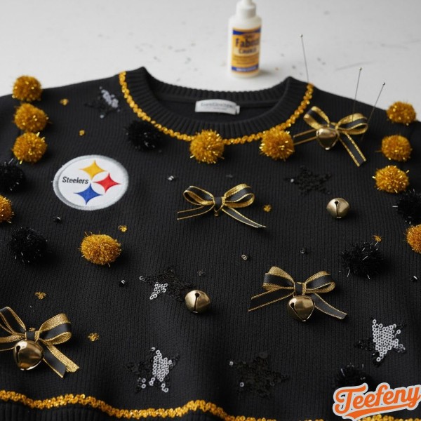 Three Dimensional Embellishments For Ugly Christmas Sweater