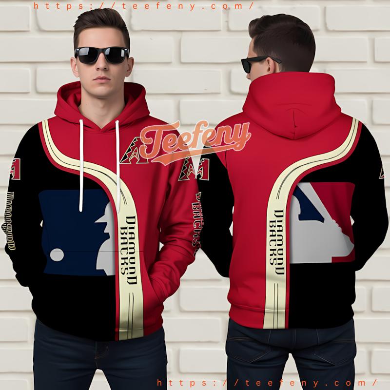 Arizona Diamondbacks Mlb Logo 3D Print Hoodie Red Arizona Diamondbacks Mlb Logo 3D Print Hoodie Red