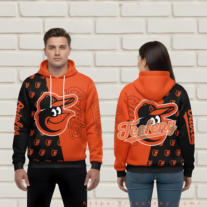 Baltimore Orioles Classic Black 3D Puff Print Hoodie Baltimore Orioles Classic Black 3D Puff Print Hoodie