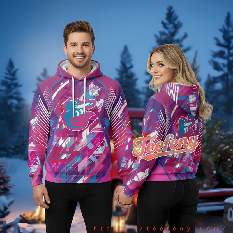 Breast Cancer Awareness Baltimore Orioles Pink 3D Fashion Hoodie