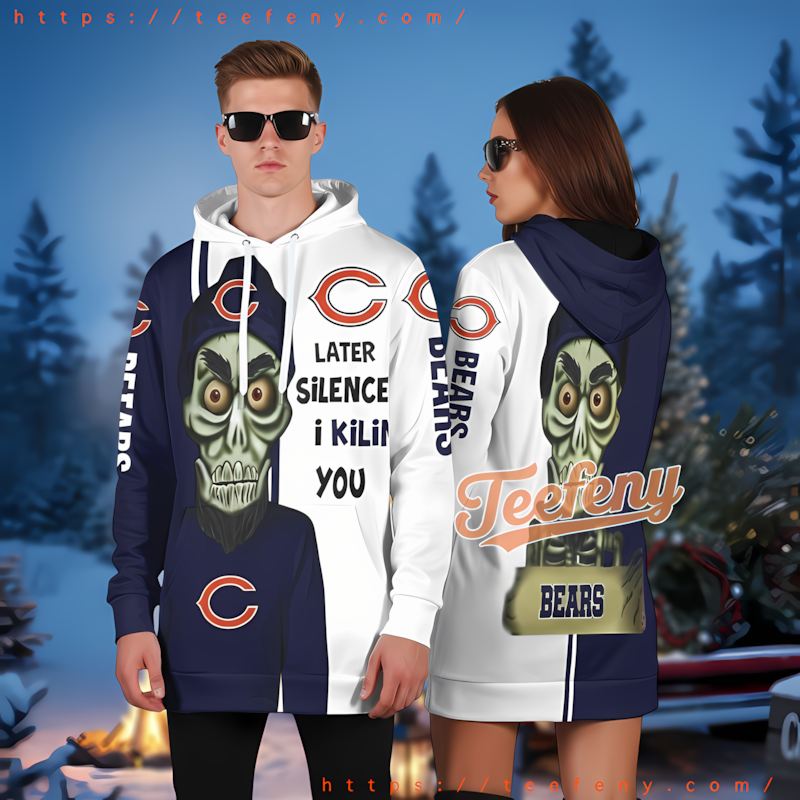 Chicago Bears Achmed Dead Terrorist Blue Pullover 3D Hoodie