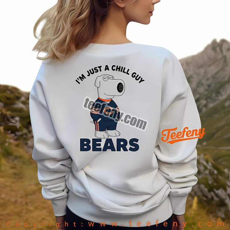 Chicago Bears Brian Griffin Chill Guy Shirt Long Sleeven Chicago Bears Brian Griffin Chill Guy Shirt Long Sleeven