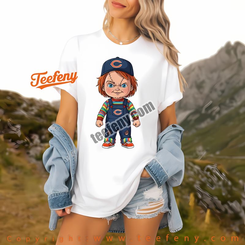 Chicago Bears Chucky Killer Halloween Shirt Women