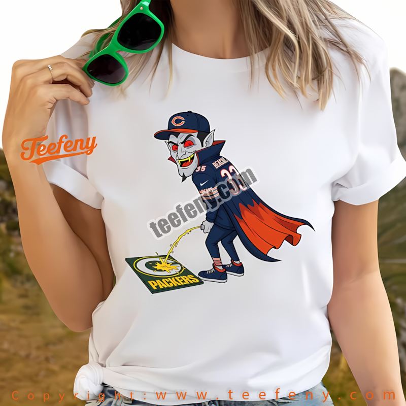 Chicago Bears Dracula Green Bay Packers Rivalry Shirt Graphic