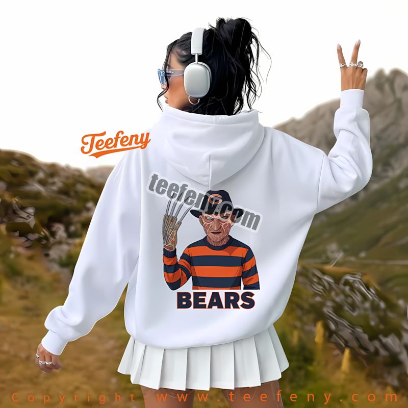 Chicago Bears Freddy Krueger Halloween Hoodie Men Chicago Bears Freddy Krueger Halloween Hoodie Men