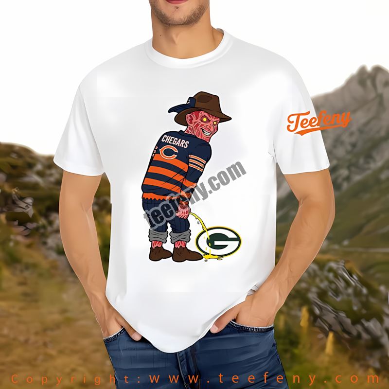 Chicago Bears Freddy Krueger Packers Rivalry Shirt Men