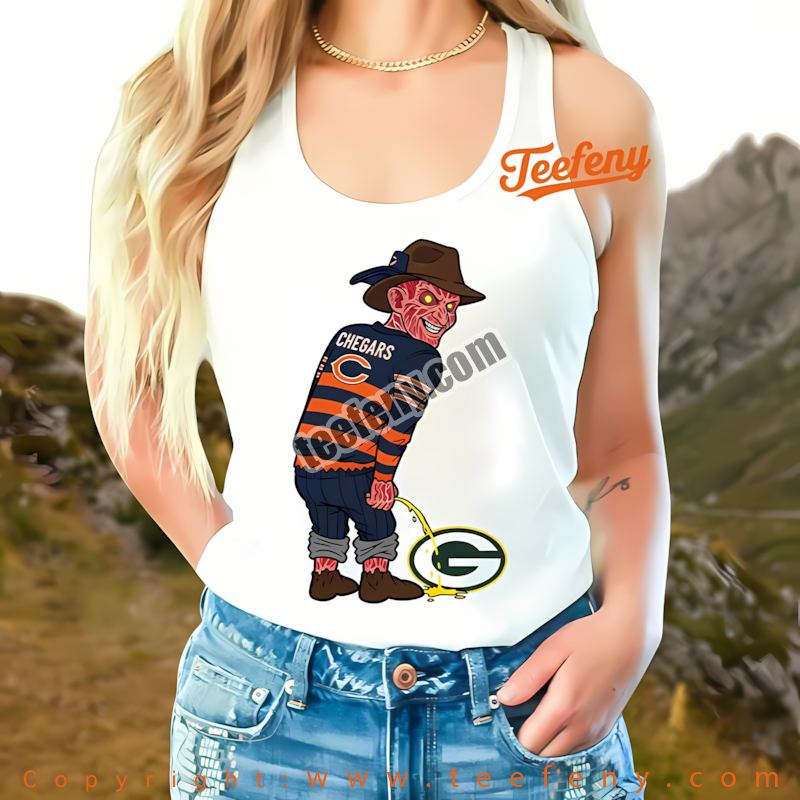 Chicago Bears Freddy Krueger Packers Rivalry Tanktop Men Chicago Bears Freddy Krueger Packers Rivalry Tanktop Men