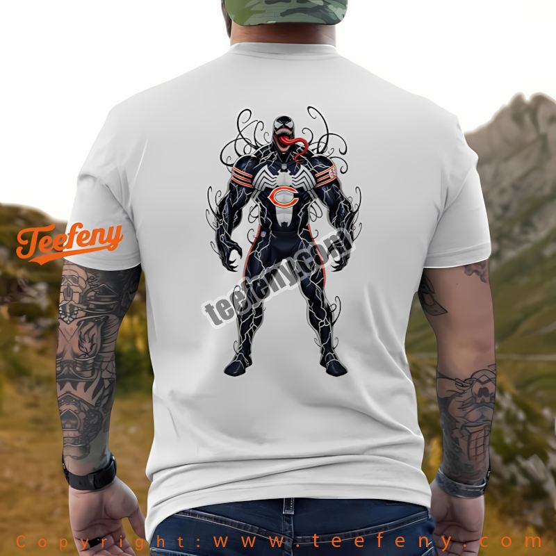 Chicago Bears Halloween Venom Shirt Vintage