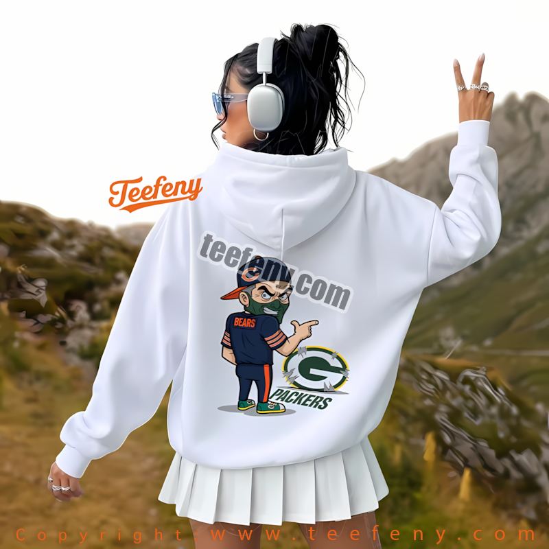 Chicago Bears Hannibal Lecter Eagles Rivalry Hoodie Men Chicago Bears Hannibal Lecter Eagles Rivalry Hoodie Men