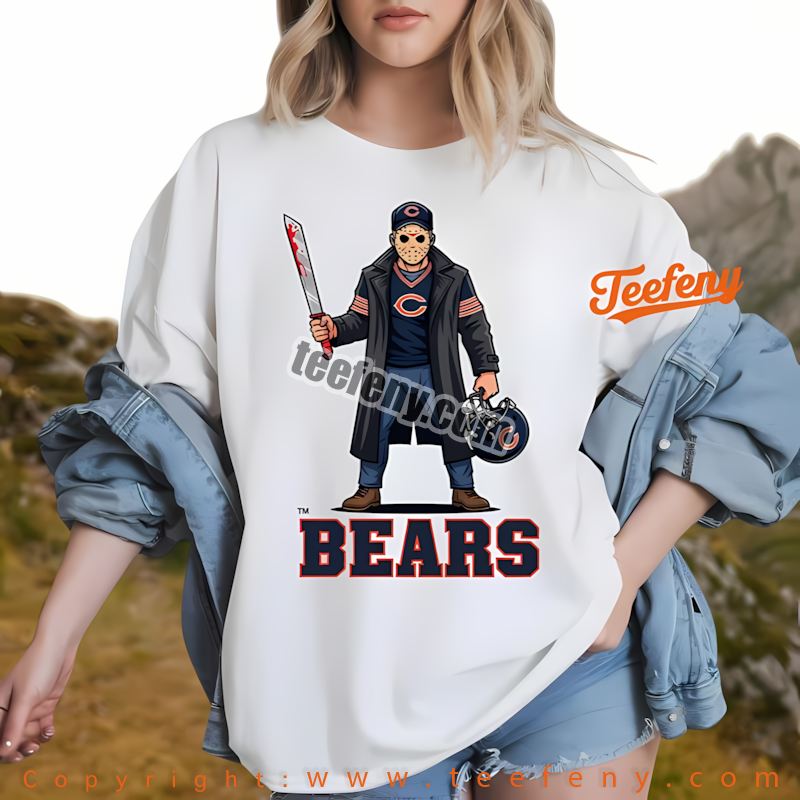 Chicago Bears Jason Voorhees Halloween Shirt Unisex
