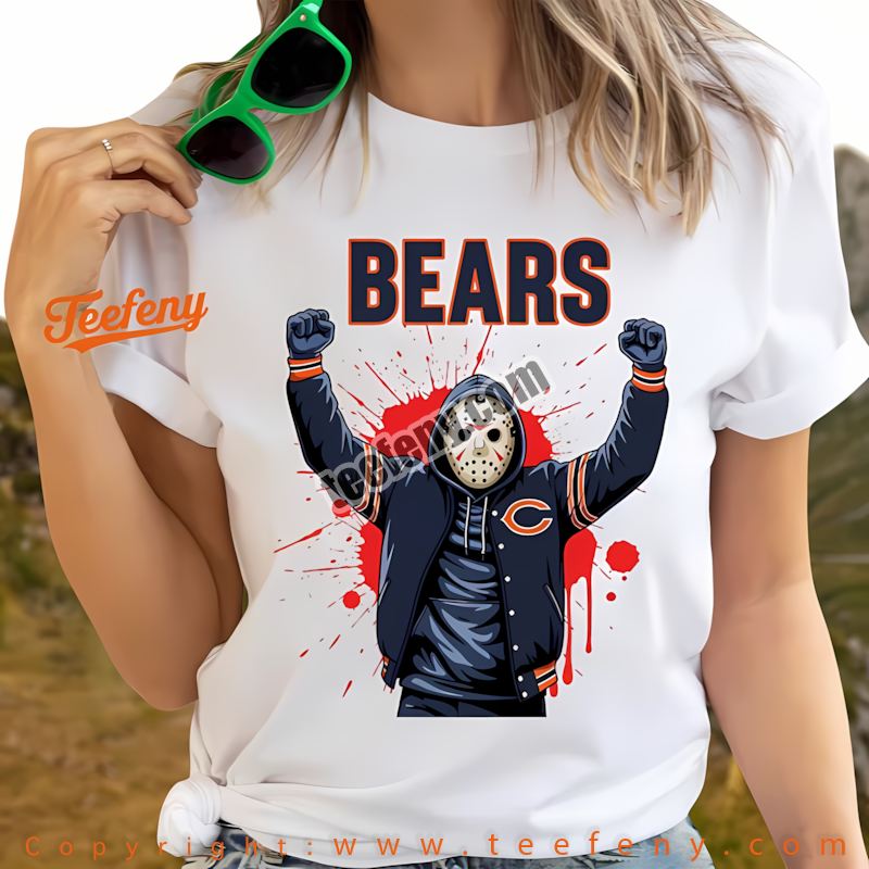 Chicago Bears Jason Voorhees Victory Halloween Shirt Men