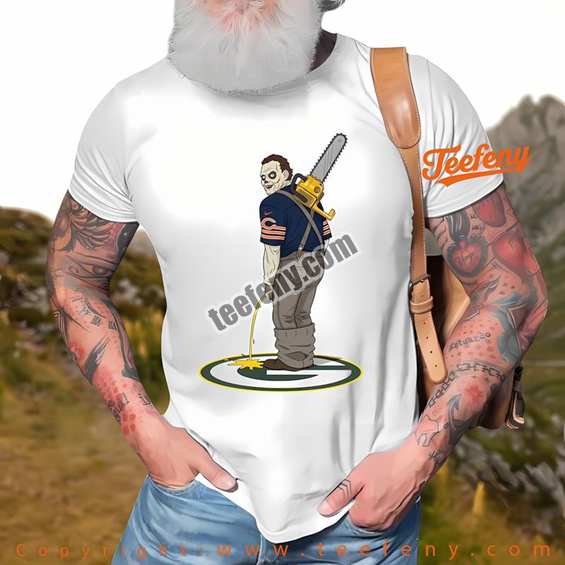 Chicago Bears Leatherface Green Bay Packers Rivalry Shirt Holiday