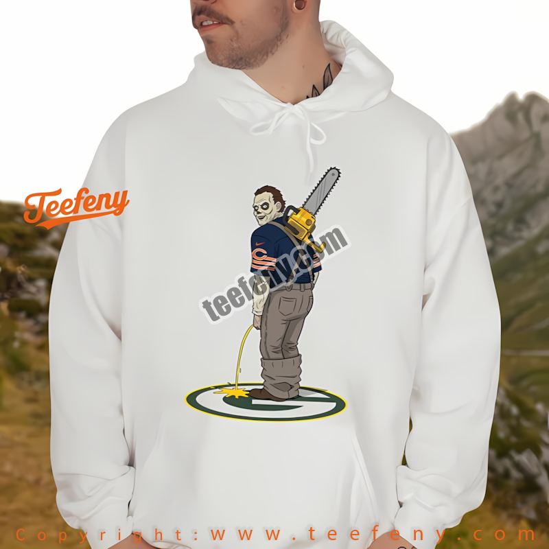 Chicago Bears Leatherface Green Bay Packers Rivalry Hoodie Holiday Chicago Bears Leatherface Green Bay Packers Rivalry Hoodie Holiday