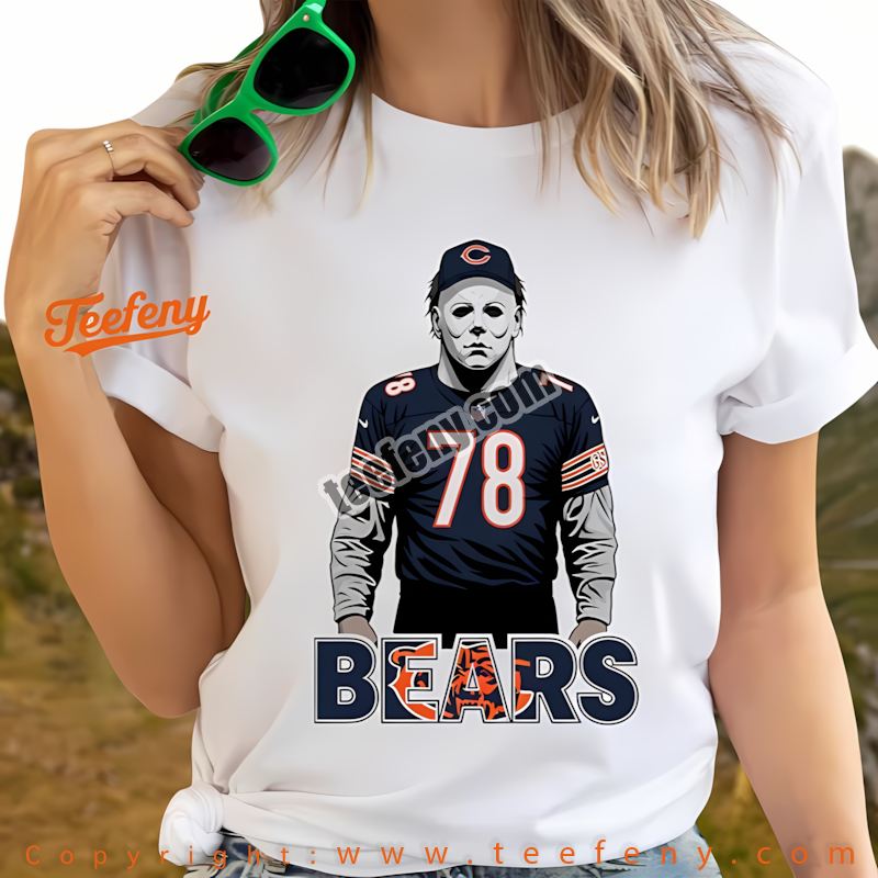 Chicago Bears Michael Myers Spooky Halloween Shirt Youth Chicago Bears Michael Myers Spooky Halloween Shirt Youth
