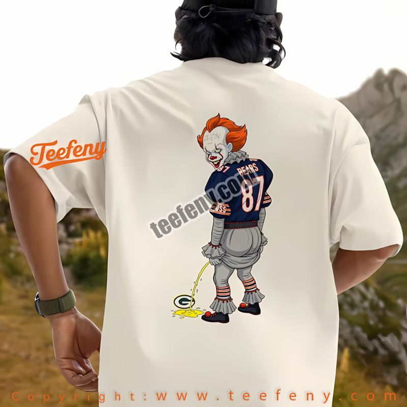 Chicago Bears Pennywise Packers Halloween Rivalry Shirt Holiday Chicago Bears Pennywise Packers Halloween Rivalry Shirt Holiday