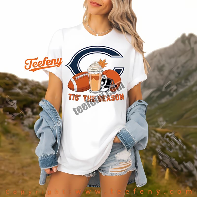 Chicago Bears Pumpkin Spice Fall Football Shirt Youth Chicago Bears Pumpkin Spice Fall Football Shirt Youth