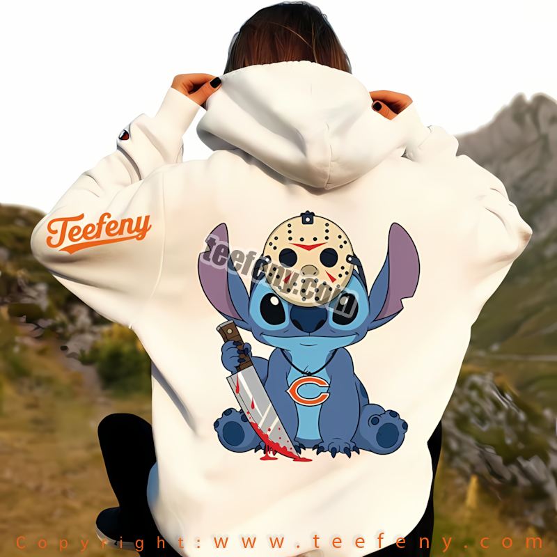 Chicago Bears Stitch Jason Halloween Hoodie Vintage Chicago Bears Stitch Jason Halloween Hoodie Vintage