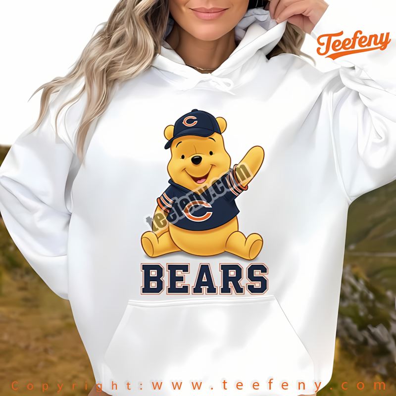 Chicago Bears Winnie The Pooh Football Team Spirit Hoodie Unisex Chicago Bears Winnie The Pooh Football Team Spirit Hoodie Unisex