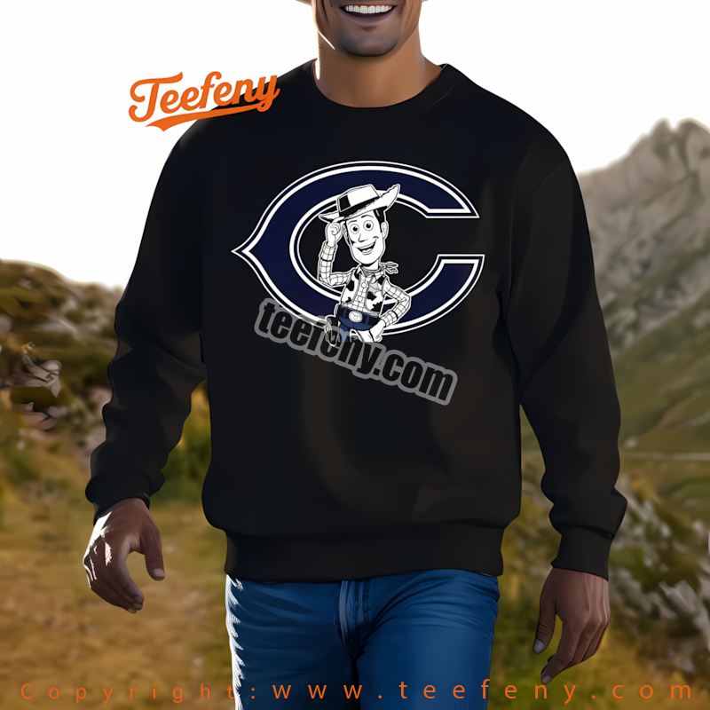 Chicago Bears Woody Toy Story Long Sleeve Vintage Chicago Bears Woody Toy Story Long Sleeve Vintage