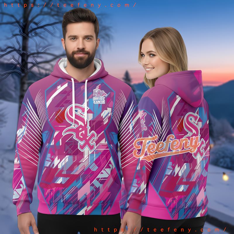 Chicago White Sox Breast Cancer Pink Jacket 3D Hoodie