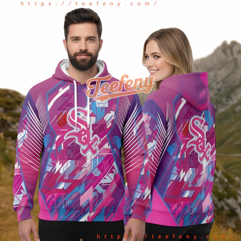 Chicago White Sox Breast Cancer Pink Jacket 3D Hoodie Chicago White Sox Breast Cancer Pink Jacket 3D Hoodie