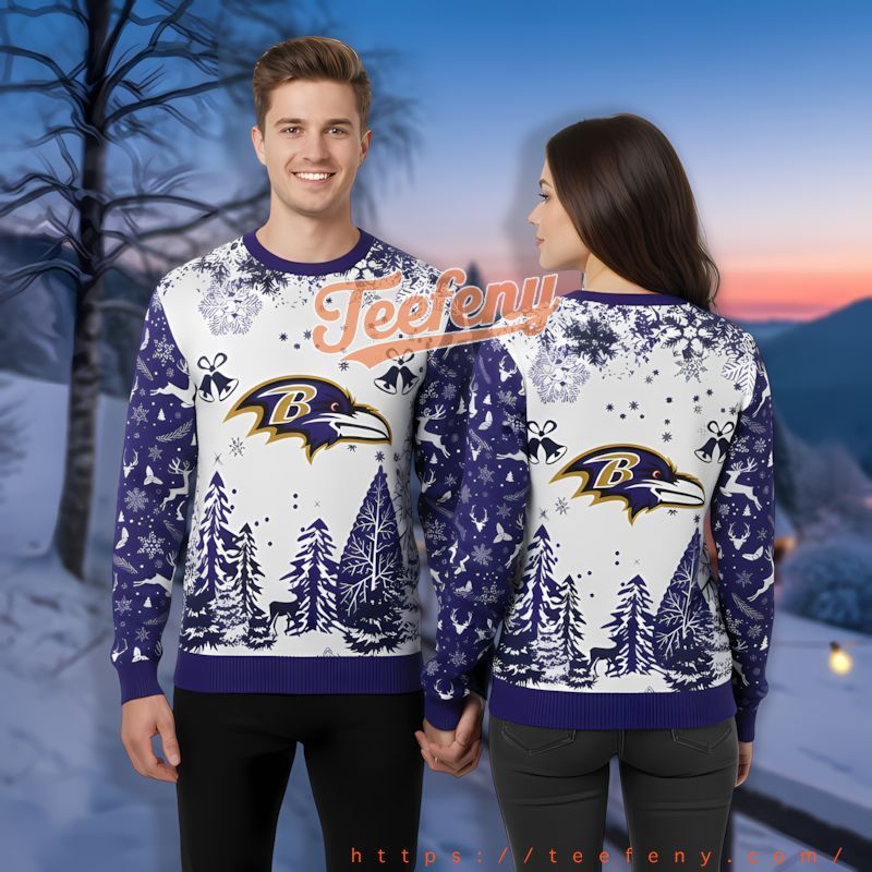 Chicago Bears White Orange Most Ugly Christmas Sweater