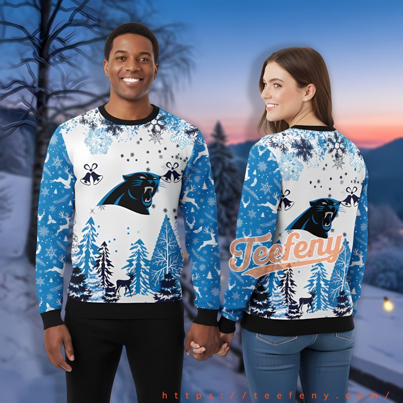 Chicago Bears Winnie The Pooh Blue Orange Vintage Christmas Sweater